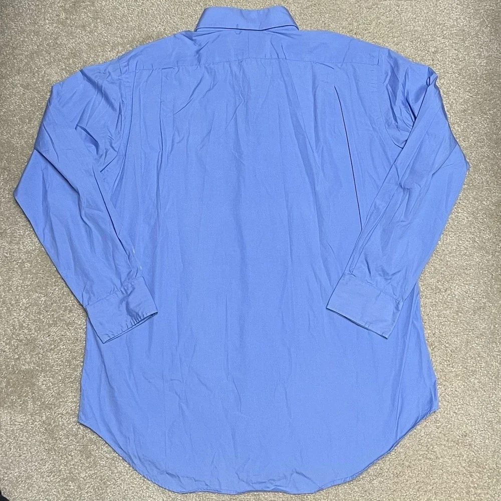 Polo Ralph Lauren Men's 16 32/33 Dress Shirt Regent Classic Fit Blue 100% Cotton